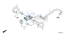 CBF1000T9 Ireland - (EK) drawing AIR INJECTION CONTROL VALVE