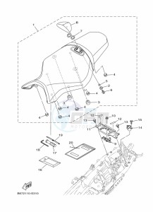 MT-10 MTN1000 (B67P) drawing SEAT