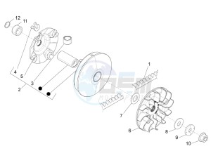 BV 350 ST 4T 4V IE ABS E4 (NAFTA) drawing Driving pulley