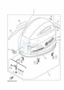 FL150F drawing FAIRING-UPPER