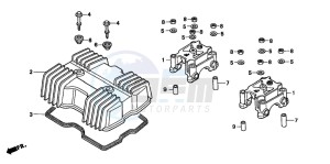 CMX250C REBEL drawing CYLINDER HEAD COVER