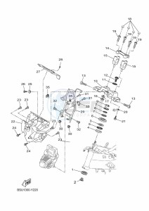 MT125 MTN125-A (BSU1) drawing STEERING