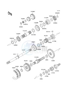 KAF 620 A6 [MULE 2510 4X4] (A6) [MULE 2510 4X4] drawing TRANSMISSION