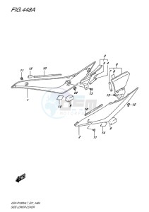 GSX-R1000 EU drawing SIDE LOWER COVER