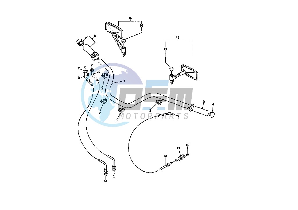 STEERING HANDLE - CABLE