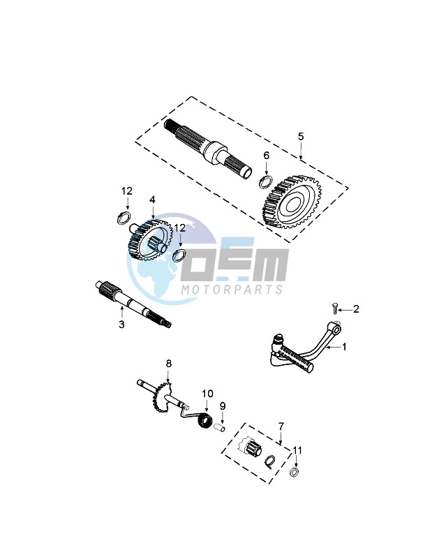 DRIVE SHAFTS / KICKSTARTER