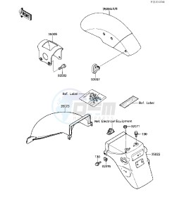 EX 500 A [EX500] (A1-A3) [EX500] drawing FENDERS