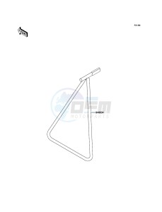 KX250F KX250W9F EU drawing Stand(s)