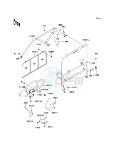 KAF 620 E [MULE 3010 4X4] (E1-E5) [MULE 3010 4X4] drawing GUARDS_CAB FRAME-- KAF620-E4_E5- -