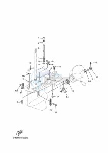 F130AETL drawing PROPELLER-HOUSING-AND-TRANSMISSION-2