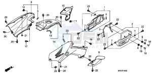 TRX500FPEB drawing BODY COVER