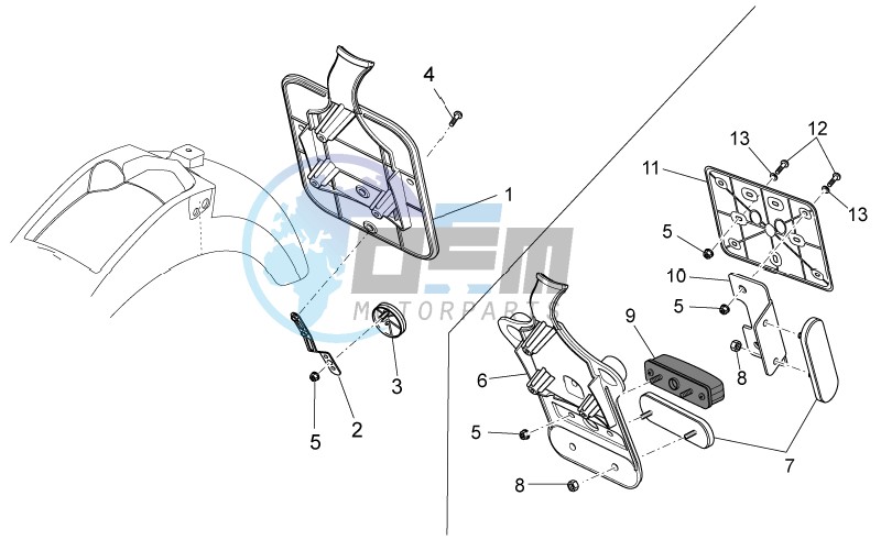 Rear body II- Plate holder