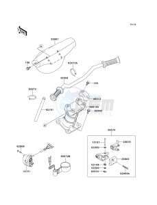 JT 1100 A [1100 STX] (A1) [1100 STX] drawing HANDLEBAR