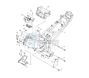 XJ6-FA DIVERSION ABS 600 drawing FRAME