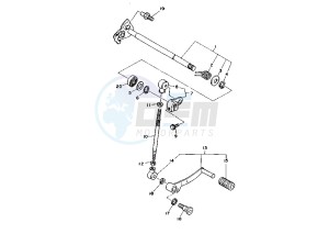 TDM 850 drawing SHIFT SHAFT