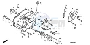 CRF250R9 Europe Direct - (ED / CMF) drawing L. CRANKCASE COVER