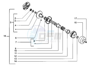 Zip 50 RST drawing Driven pulley