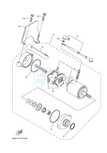 YFM450FWBD YFM45KPXJ KODIAK 450 EPS (BB53) drawing STARTING MOTOR