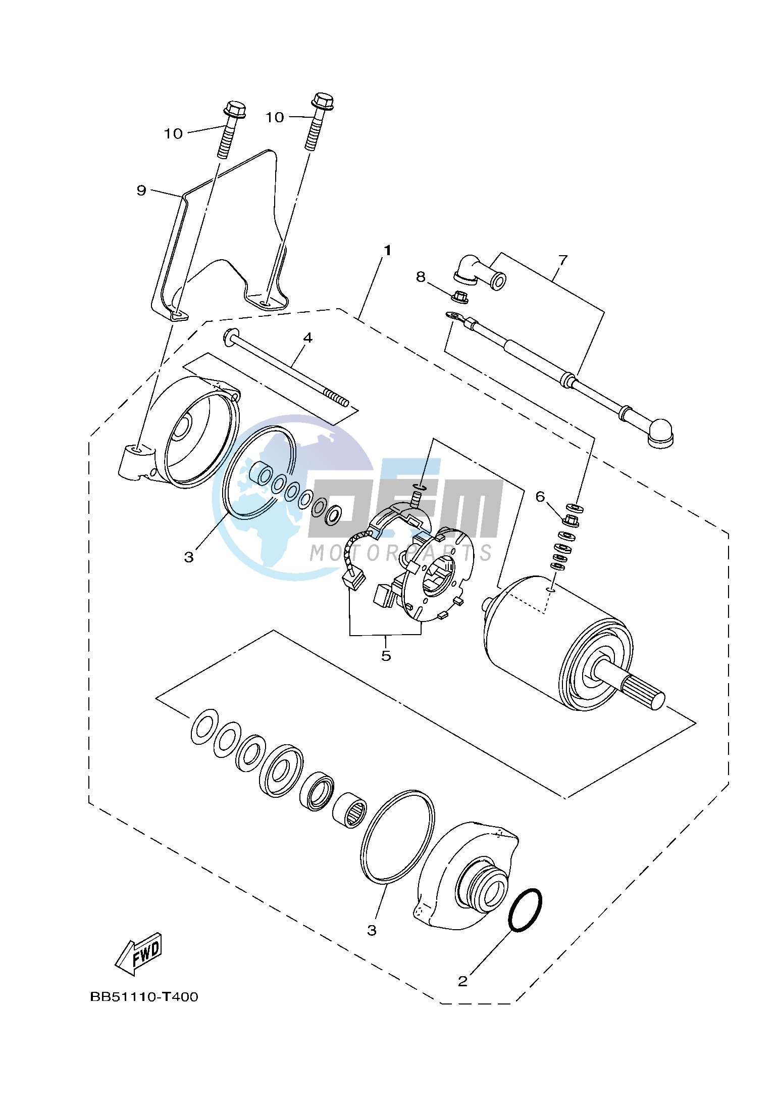 STARTING MOTOR