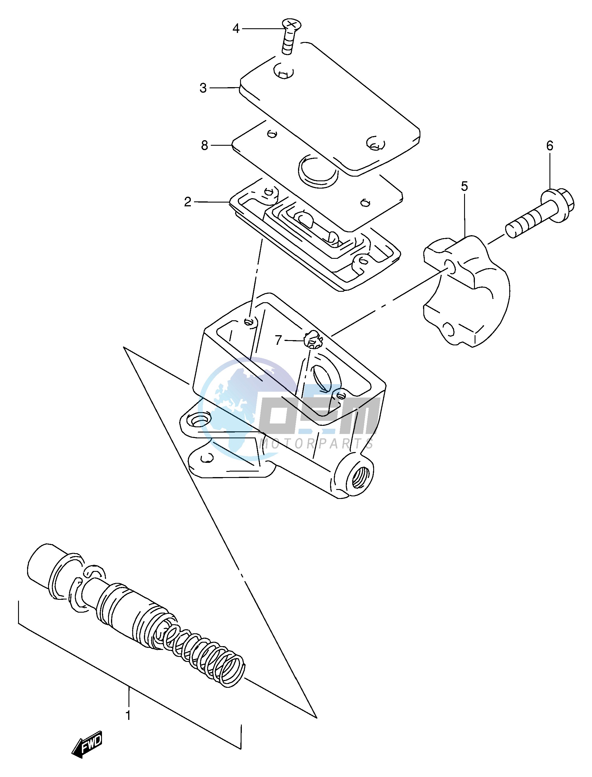 FRONT MASTER CYLINDER