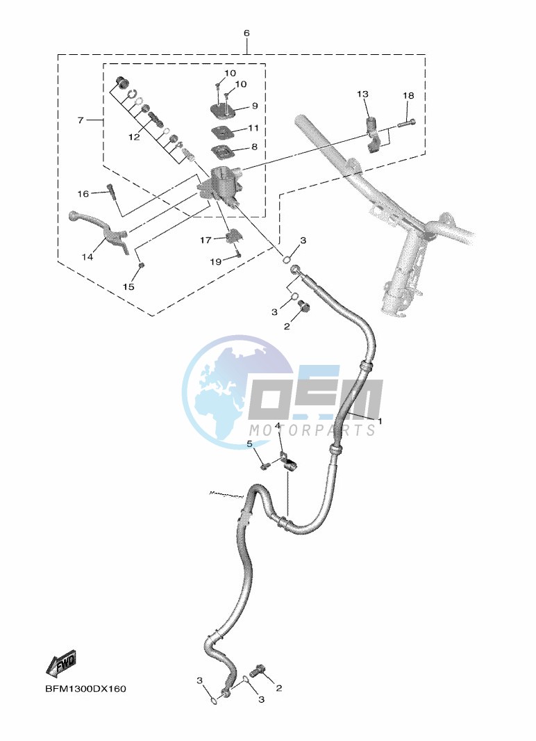 FRONT MASTER CYLINDER