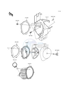 KX 125 K [KX125] (K1) [KX125] drawing AIR CLEANER