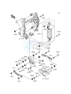 ZZR1400 ABS ZX1400FFF FR GB XX (EU ME A(FRICA) drawing Suspension/Shock Absorber