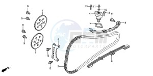 FJS600 SILVER WING drawing CAM CHAIN/TENSIONER