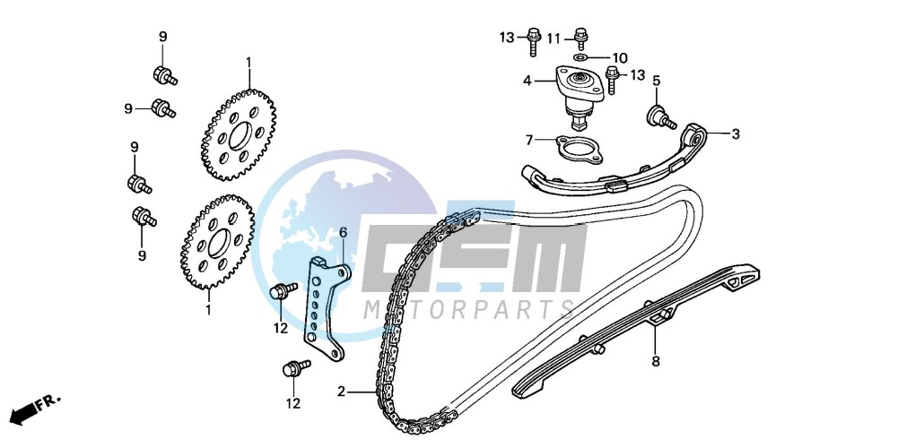 CAM CHAIN/TENSIONER