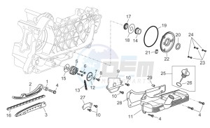 Scarabeo 300 Light e3 drawing Oil pump