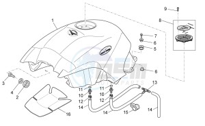 Norge 1200 IE 8V Polizia Stradale drawing Fuel tank