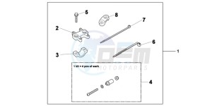 NC700SD NC700S Europe Direct - (ED) drawing KIT  NAVI G3 ATT