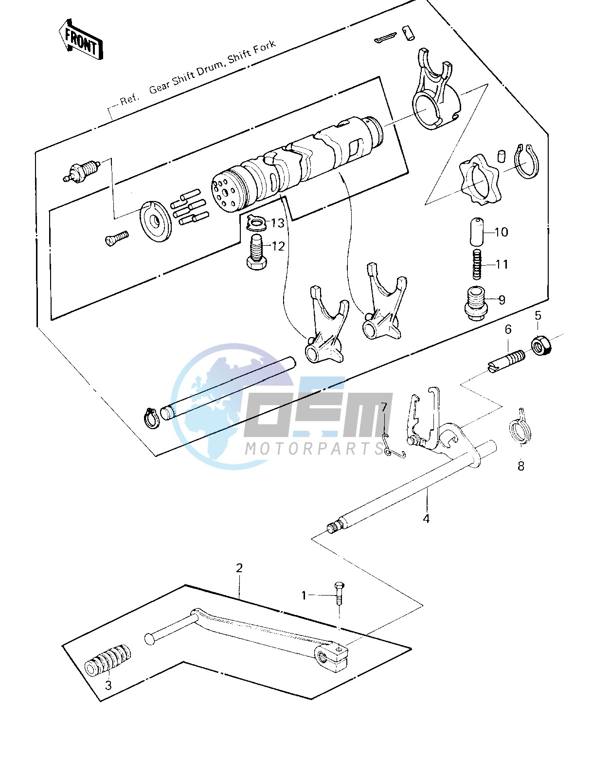 GEAR CHANGE MECHANISM