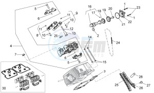 Griso V 8V 1200 drawing RH cylinder timing system I