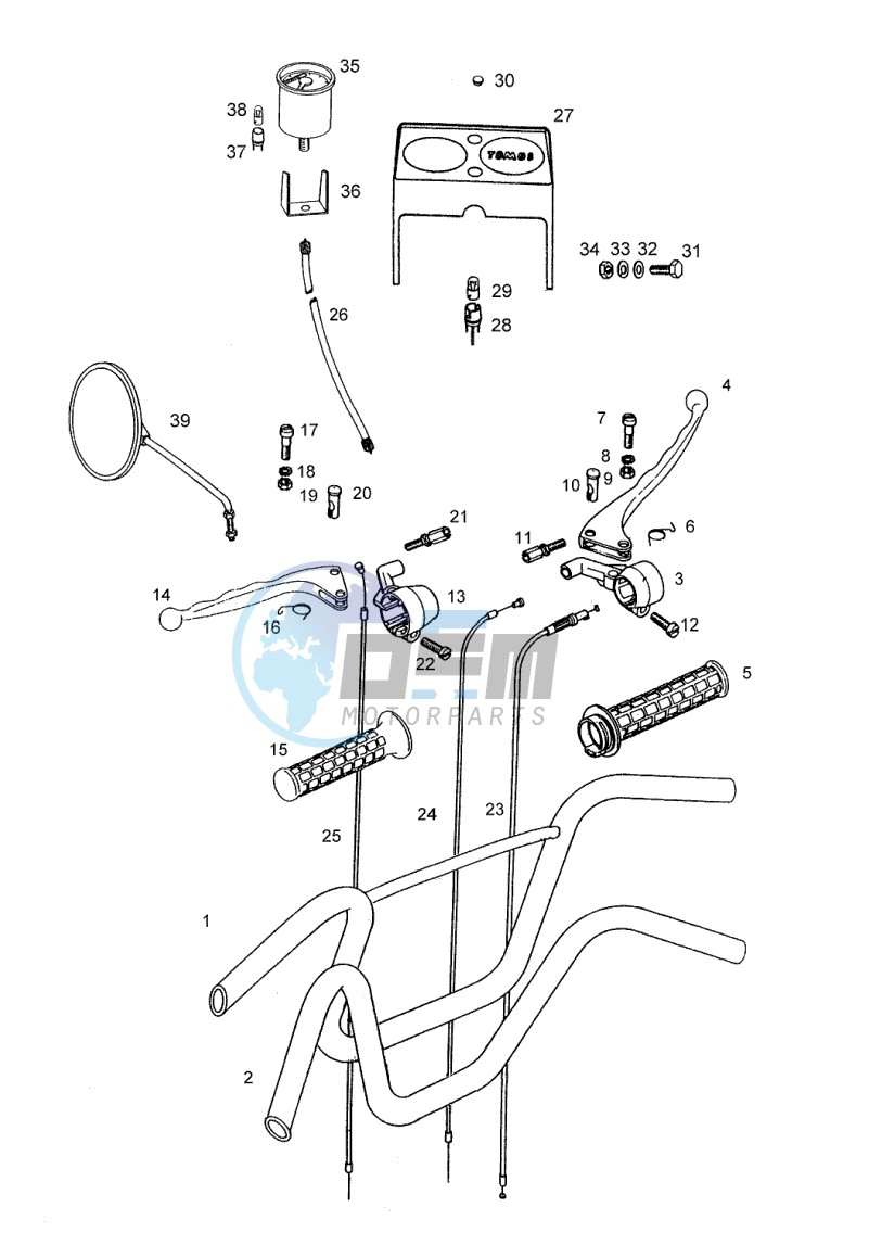 Handlebar-control-speedometer