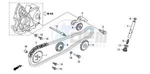 TRX90 drawing CAM CHAIN