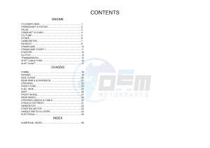 TT-R50 TT-R50E (2CJJ 2CJK 2CJL) drawing .6-Content