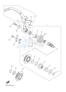 YZ450F (B111 B112 B113 B114) drawing STARTER