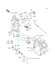 KAF 620 P [MULE 4000] (P9F-PAF) PAF drawing OIL PUMP_OIL FILTER