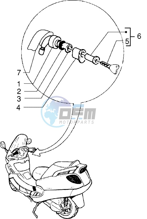 Key operated switch