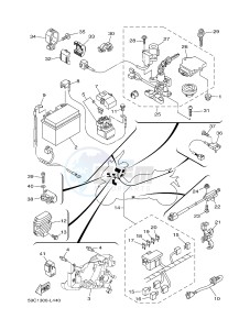 XP500 T-MAX 530 (59C8) drawing ELECTRICAL 1