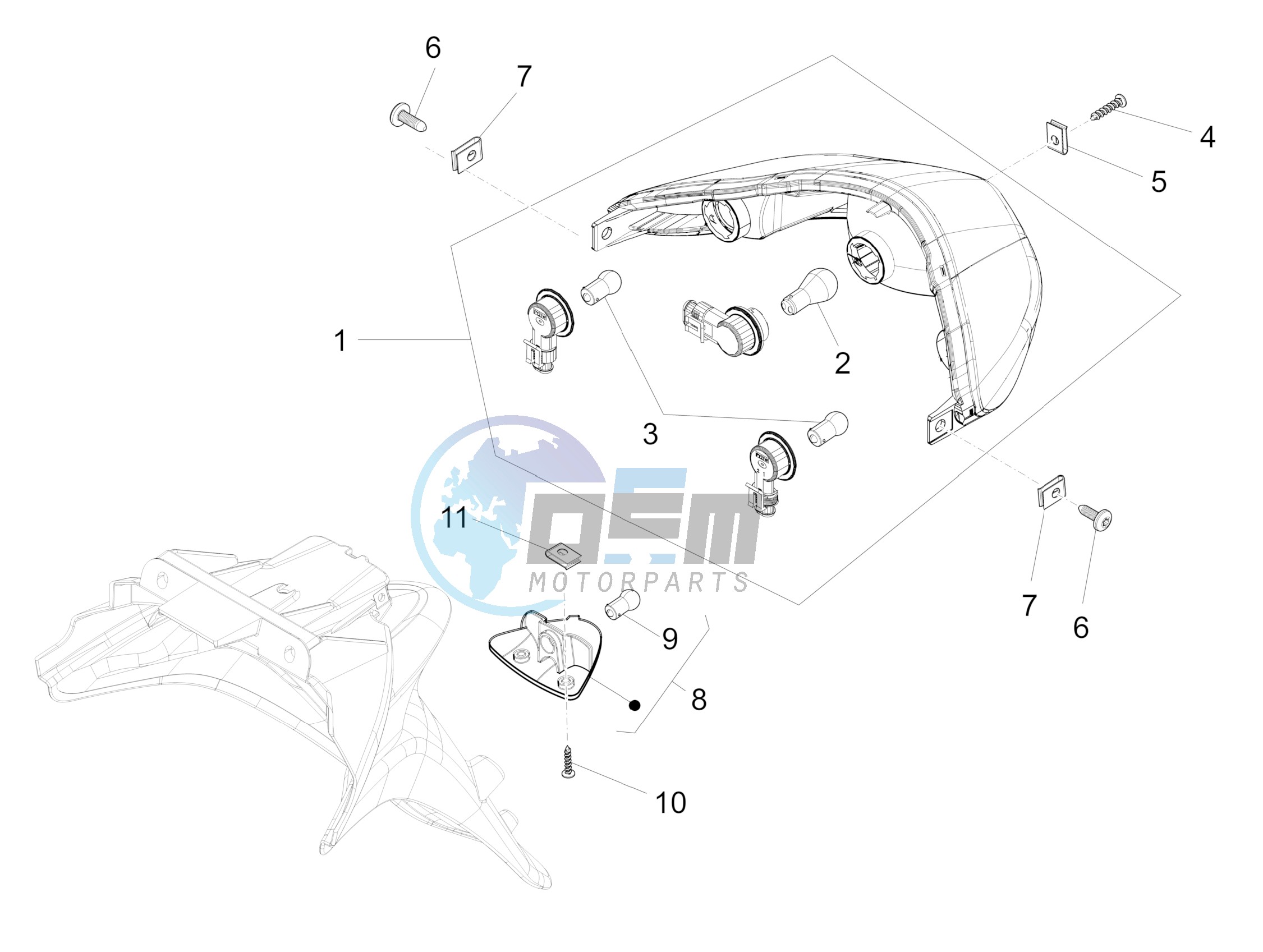 Rear headlamps - Turn signal lamps