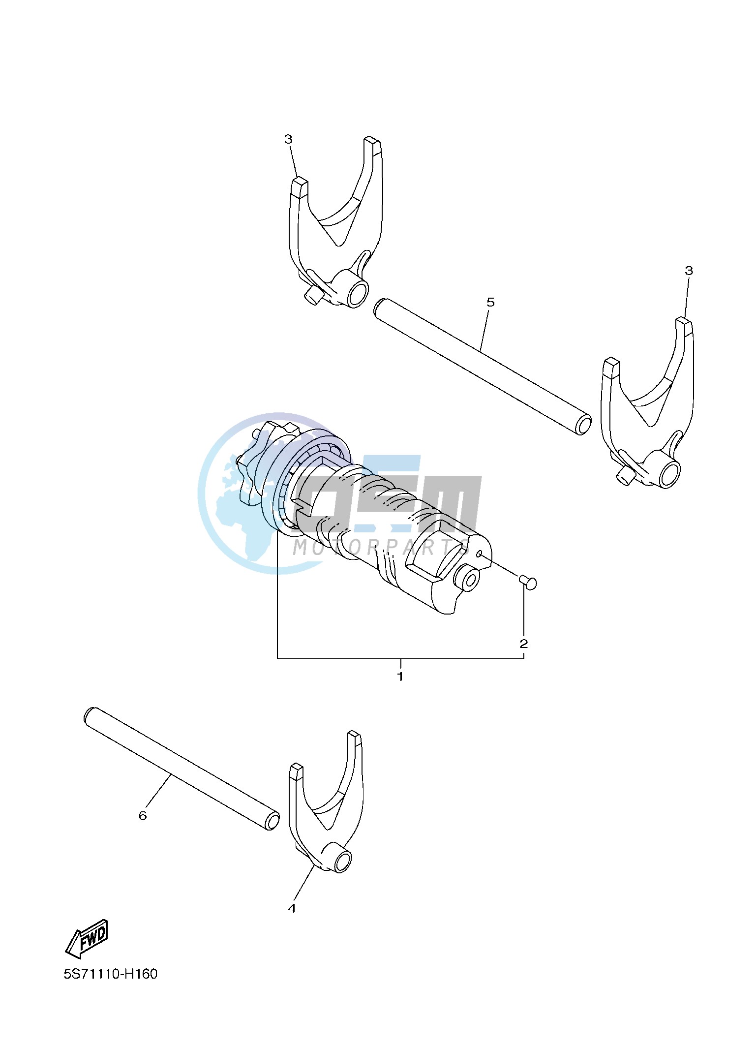 SHIFT CAM & FORK