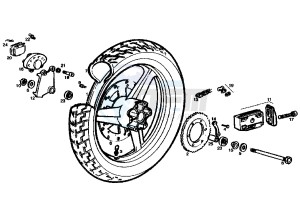 MITO 50 drawing REAR WHEEL