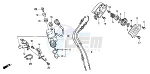 CBR1000RR drawing SERVO MOTOR (CBR1000RR4/5)