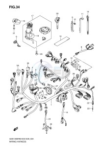 GSX1300R (E3-E28) Hayabusa drawing WIRING HARNESS (MODEL K8 K9)