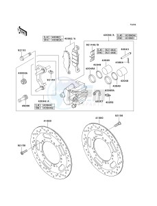 VN 1700 E [VULCAN 1700 CLASSIC] (9G-9FA) E9F drawing FRONT BRAKE