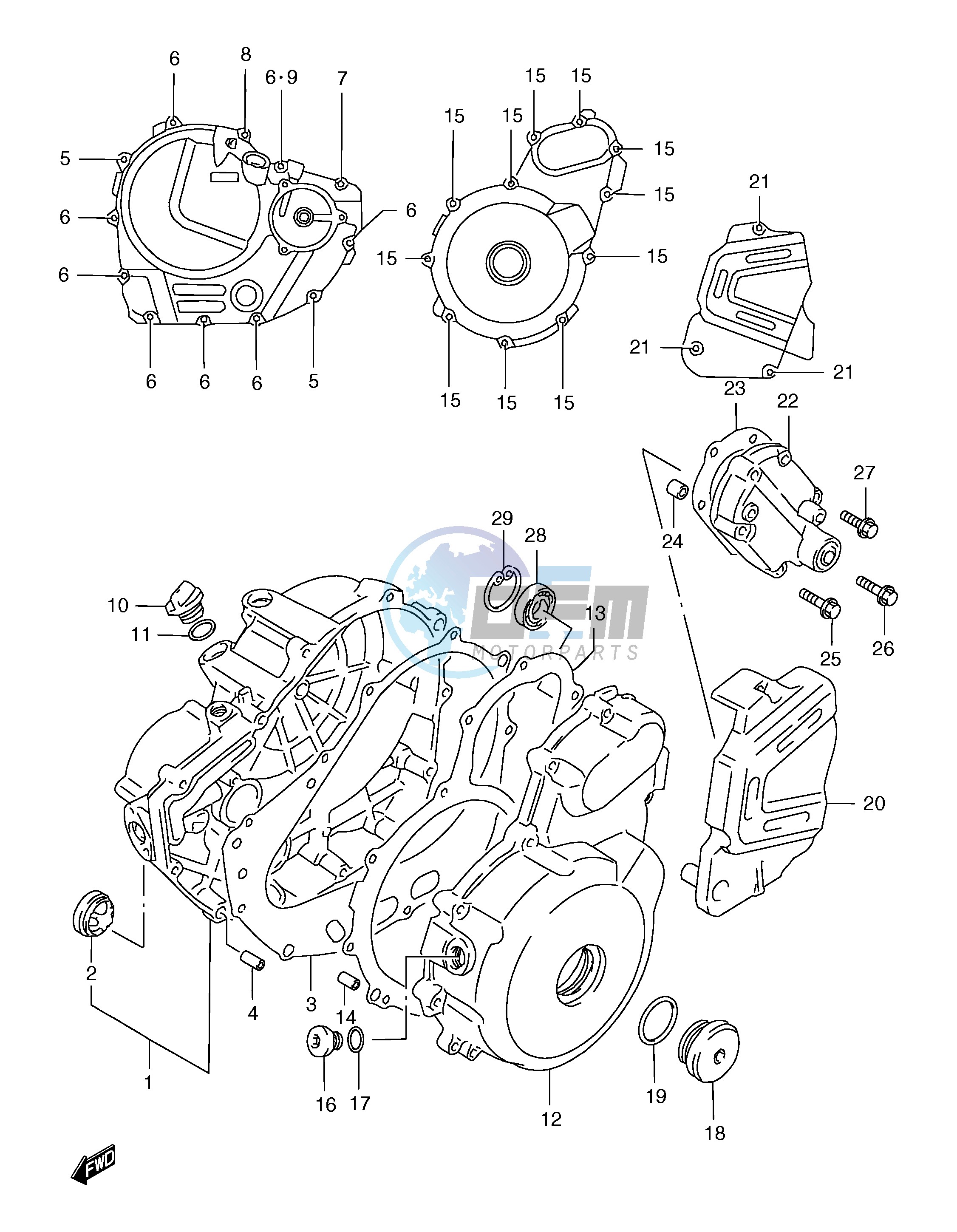 CRANKCASE COVER