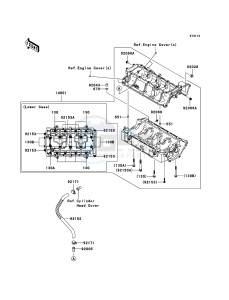 JET SKI STX-15F JT1500A9F EU drawing Crankcase