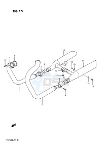 VS750GL (E1) INTRUDER drawing MUFFLER